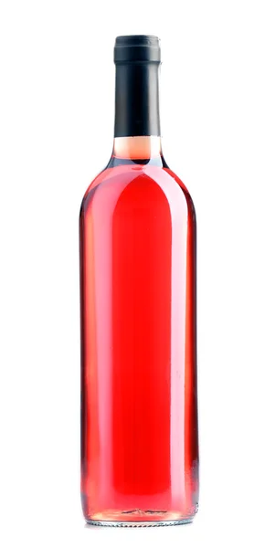 Weinflasche isoliert auf weiß — Stockfoto
