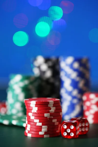 Fichas de juego para poker —  Fotos de Stock