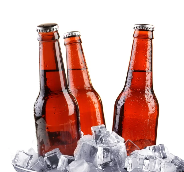 Glass bottles of beer Stock Photo by ©belchonock 70808339