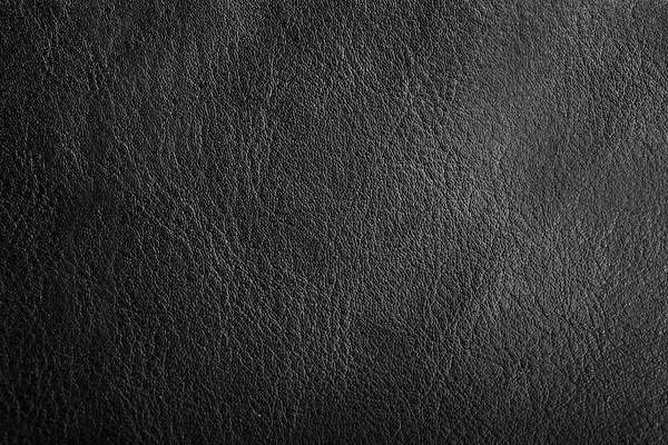 Black leather textured background — Stock Photo, Image