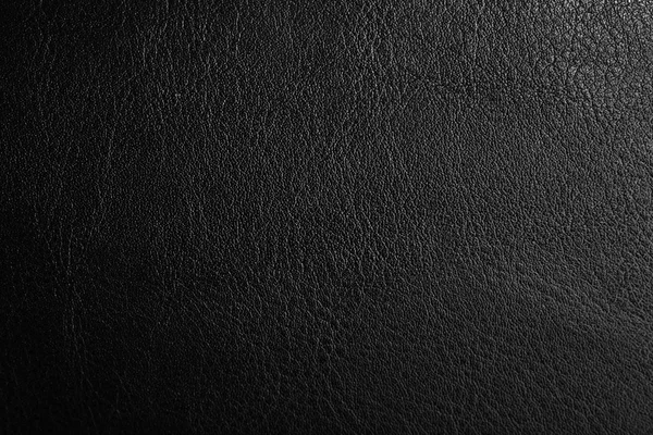 Black leather textured background — Stock Photo, Image