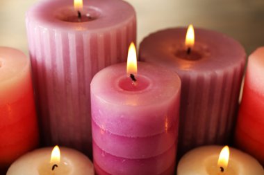 Kadar yakın birçok mum