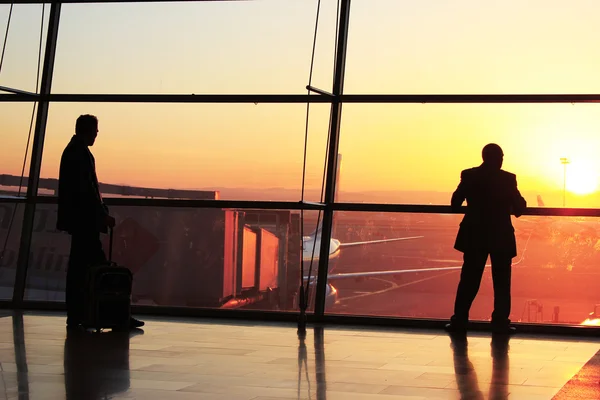 Luchthaven interieur op ochtend — Stockfoto