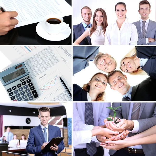 Collage Business Photos — Stock Photo, Image