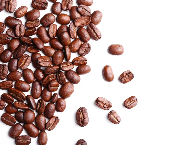 Coffee beans on white background — Stock Photo, Image