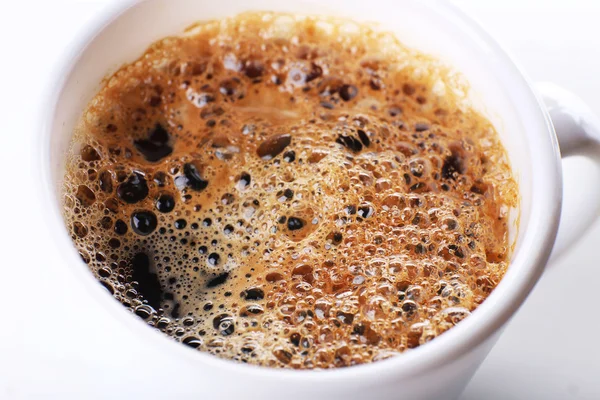 Cup of coffee, closeup — Stock Photo, Image