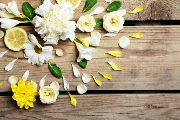 Abstrakt bakgrund med vackra blommor — Stockfoto