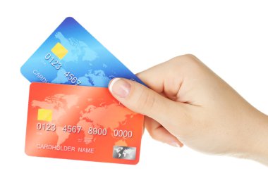 kredi kartları tutmak el