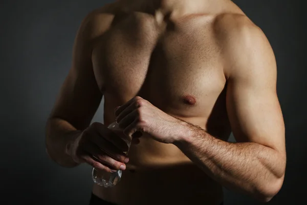 Muscle young man — Stock Photo, Image