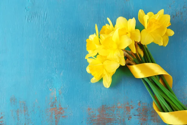 Beautiful bouquet of yellow daffodils — Stock Photo, Image