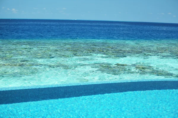 Fondo de agua oceánica — Foto de Stock