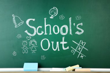 Blackboard arka plan üzerinde yazıt