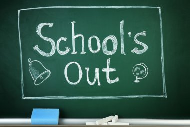 Blackboard arka plan üzerinde yazıt