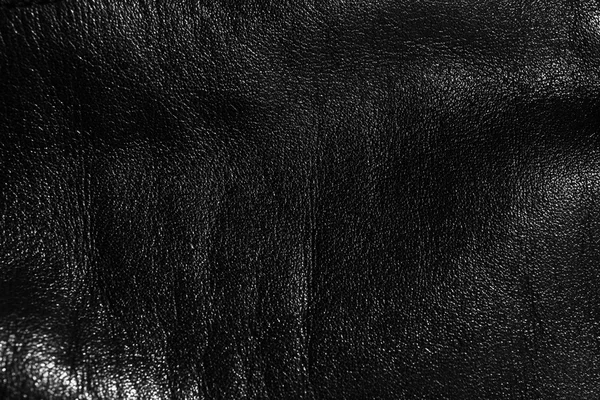 Черный кожа текстурированный фон — стоковое фото