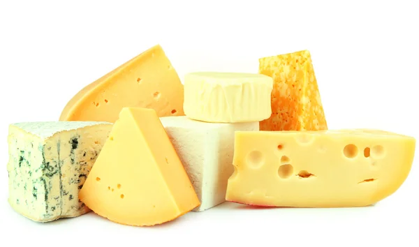 Различные сорта сыра Стоковое Изображение