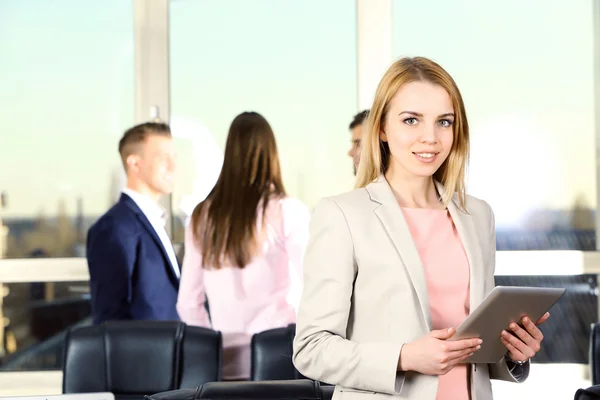 Businesswoman in conference room — Stock Photo, Image