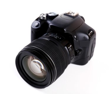 dijital fotoğraf makinesi üzerinde beyaz izole