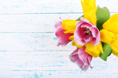 kompozisyon ile Günaydın top ahşap arka plan görünümü