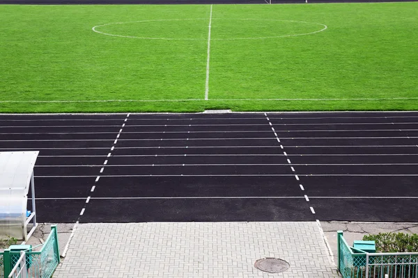 Bieżni na stadionie — Zdjęcie stockowe