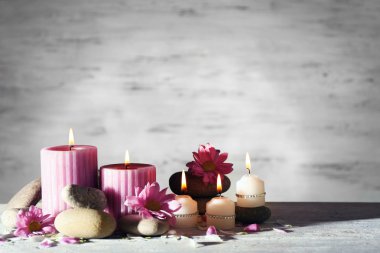 Mumlar ile güzel kompozisyon