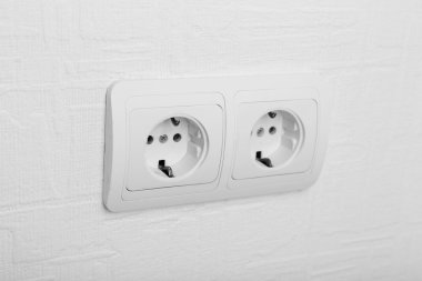 Electricity socket close up clipart