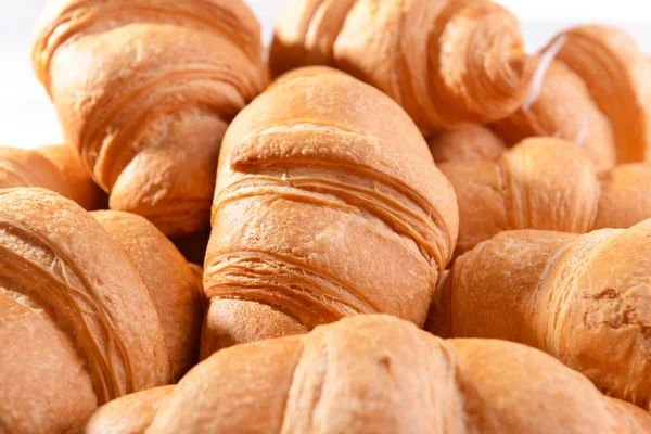 Croissante delicioase aproape — Fotografie, imagine de stoc