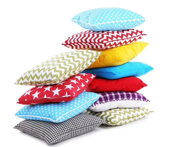 Stack of colorful pillows — Stock Photo, Image