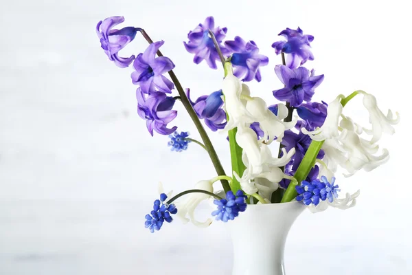 Closeup of fresh hyacinth flowers — Stock Photo, Image