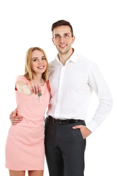 Attraktives junges Paar — Stockfoto
