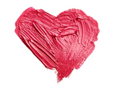 boyalı kırmızı kalp