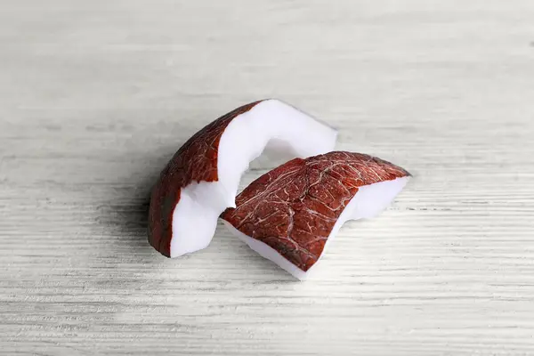 Rohes Telapia Filet Auf Einem Schneidebrett Schwarzer Hintergrund