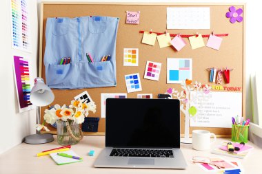 Çalışma place Designer, yakın çekim