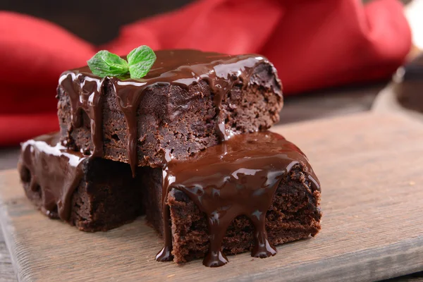 Délicieux gâteaux au chocolat — Photo