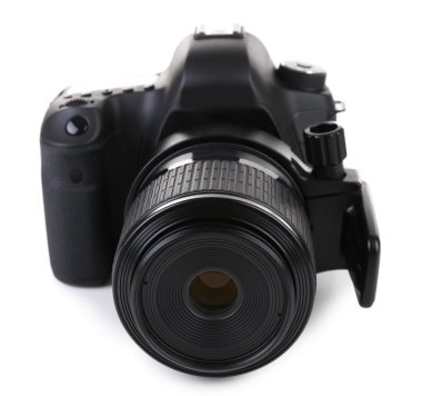 dijital fotoğraf makinesi üzerinde beyaz izole