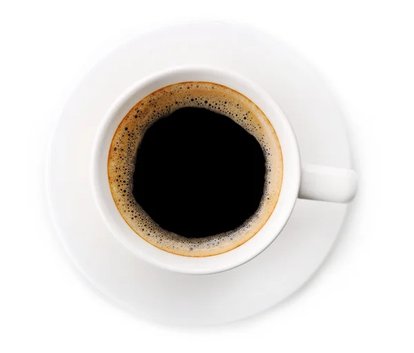Tasse de café isolé sur blanc — Photo