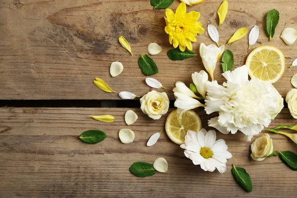 Abstrakt bakgrund med vackra blommor — Stockfoto