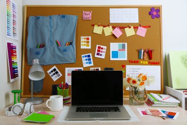 Çalışma place Designer, yakın çekim