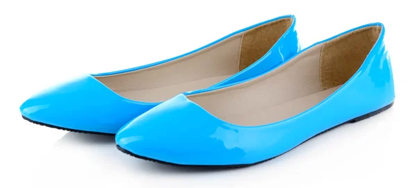 Красивые яркие женские туфли — стоковое фото