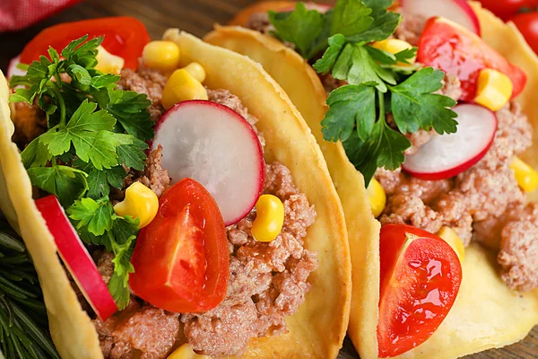 Taco de comida mexicana —  Fotos de Stock