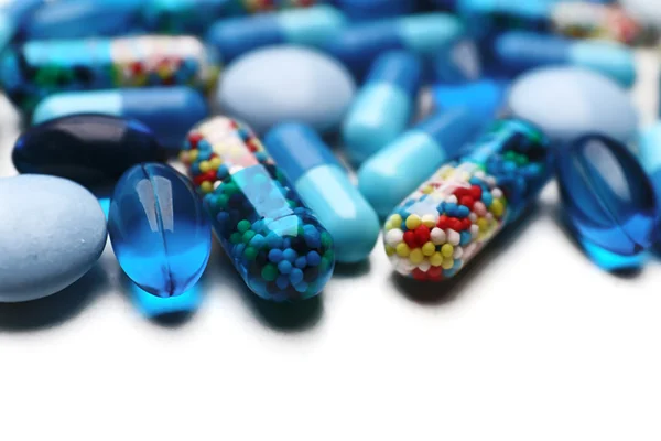 Pile of pills, closeup — Stock Photo, Image