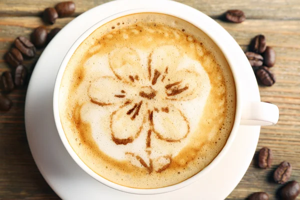 Xícara de café Latte — Fotografia de Stock