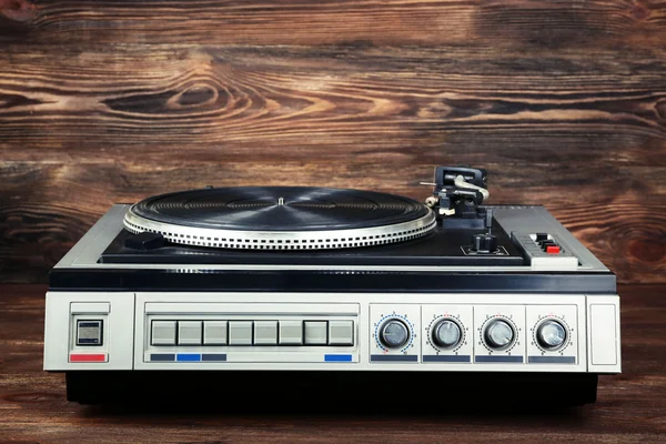 Turntable vinyl record player — Stock Photo, Image