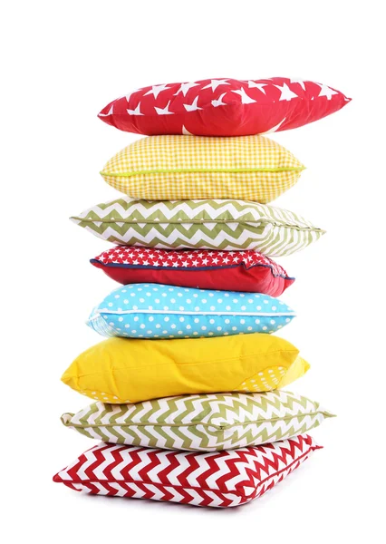 Stack of colorful pillows — Stock Photo, Image