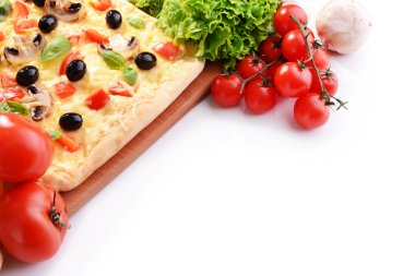 lezzetli ev yapımı pizza
