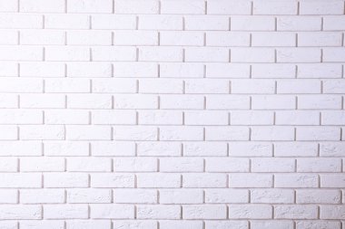 Beyaz tuğla duvar arkaplanı