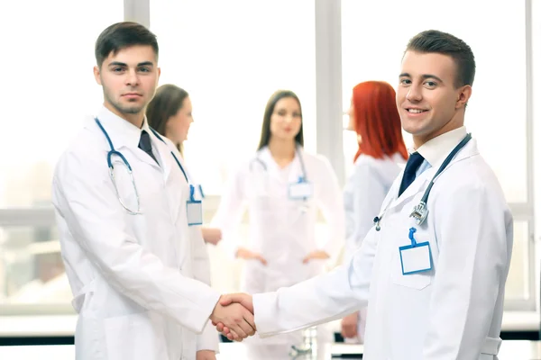 Medical workers in conference room — Stock Photo, Image