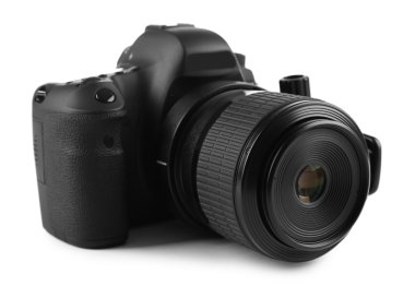 dijital fotoğraf makinesi üzerinde beyaz izole