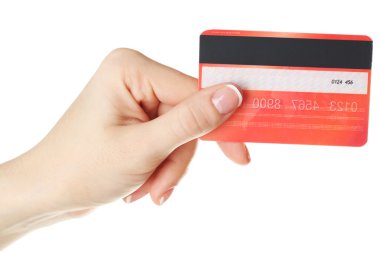 El ele tutuşan kredi kartı