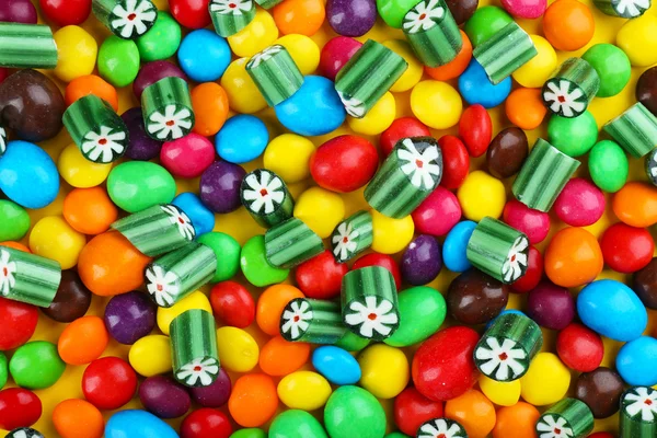 Красочные конфеты крупным планом — стоковое фото