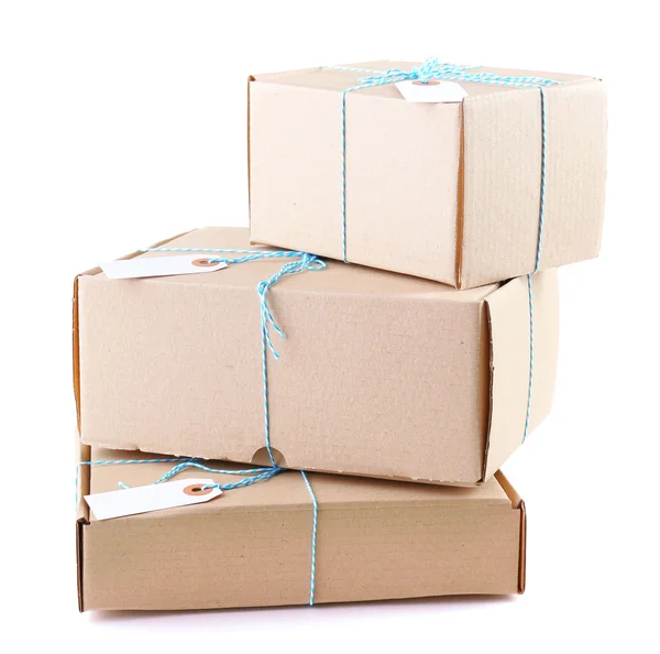 Postai csomag küldemények — Stock Fotó
